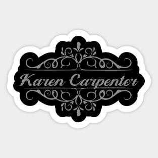 Nice Karen Carpenter Sticker